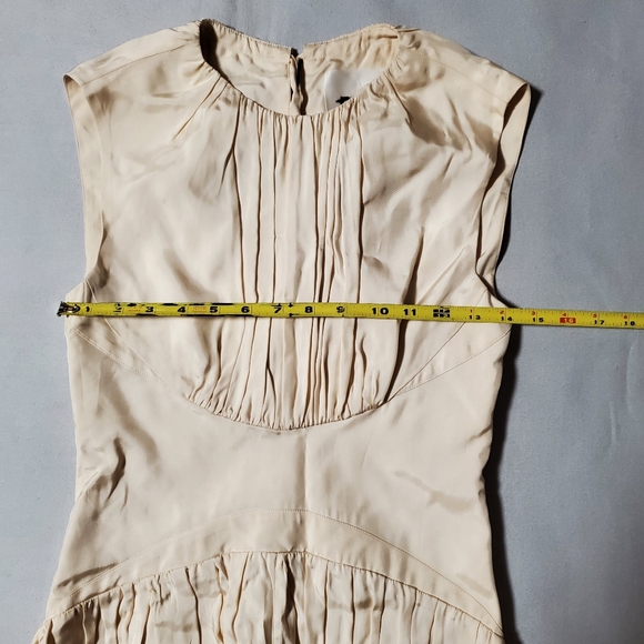 NWT$2,270 Jil Sander Pleated Tiered Sleeveless Midi-Dress Sz 32 (US 2) - Picture 9 of 16